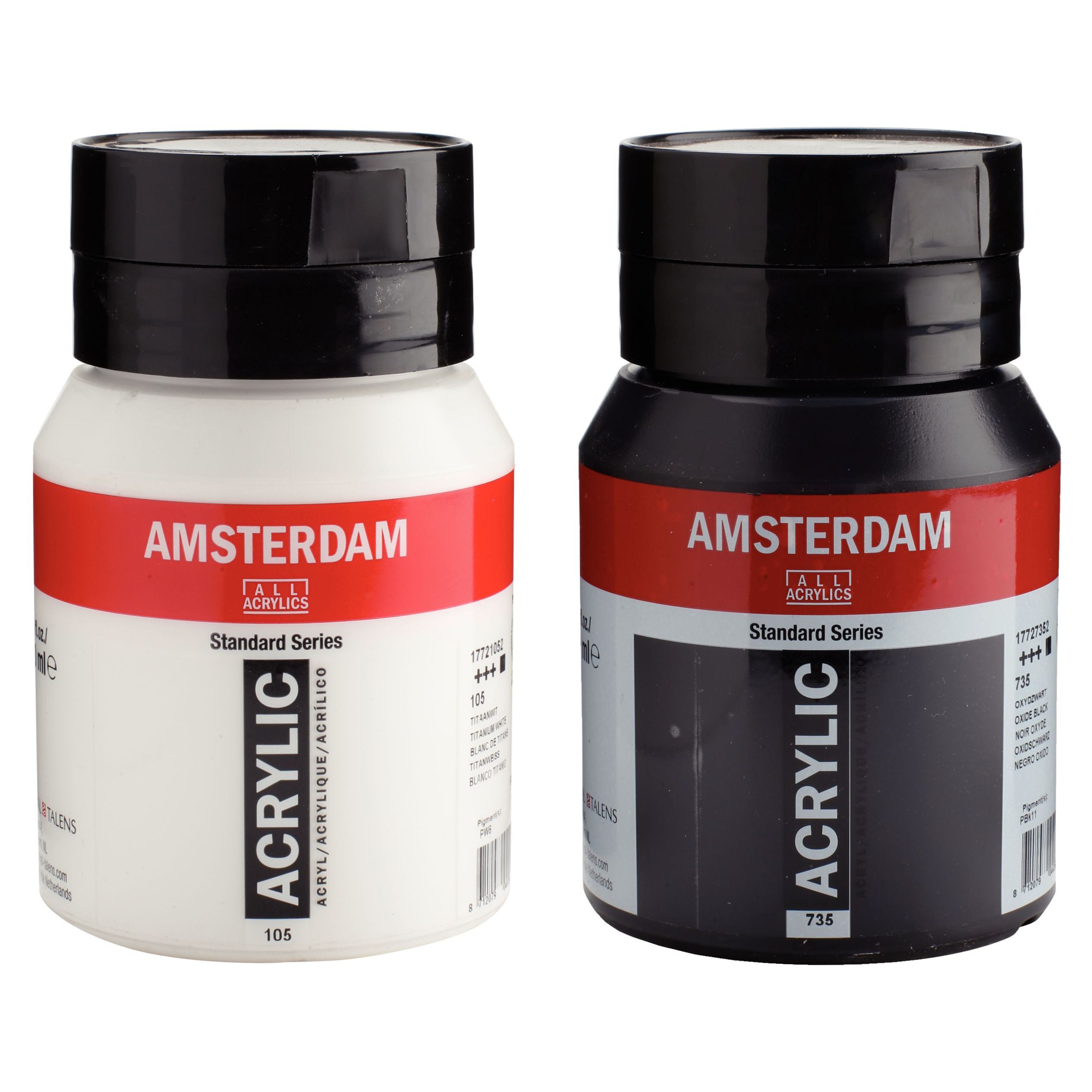 Amsterdam Acrylic 500ml - Oxide Black